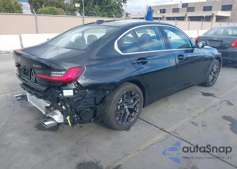 2025 BMW 3 Series 330I xDrive from USA, damaged, VIN 3MW89CW08S8F36170